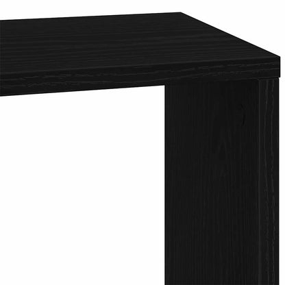 vidaXL Bookcase Black Oak 45 x 23.5 x 162.5 cm