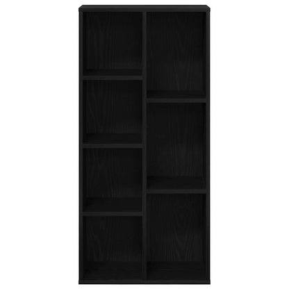 vidaXL Bookcase Black Oak 50 x 25 x 102 cm