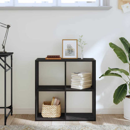 vidaXL Bookcase Black Oak 68.5 x 32 x 68.5 cm