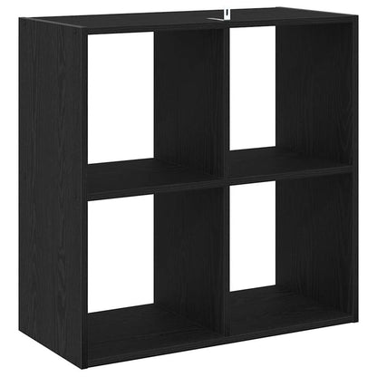 vidaXL Bookcase Black Oak 68.5 x 32 x 68.5 cm