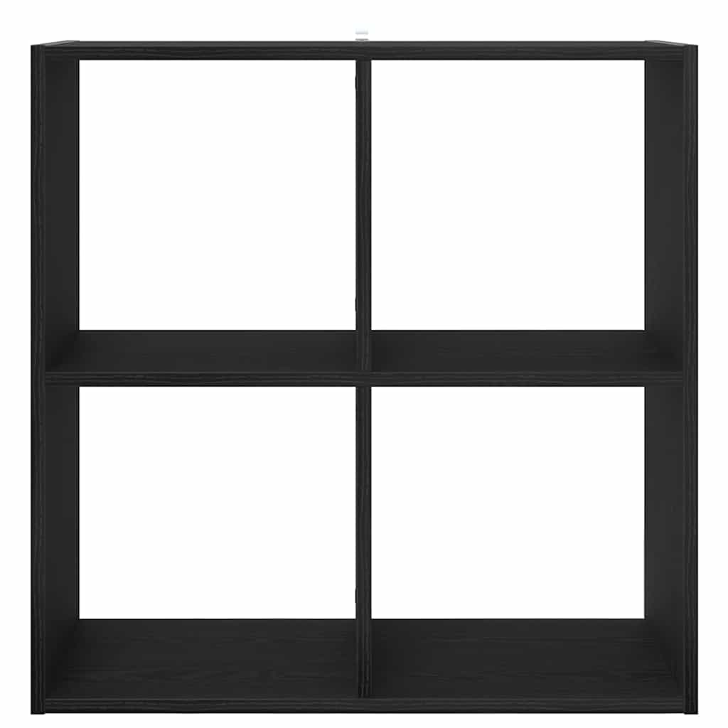 vidaXL Bookcase Black Oak 68.5 x 32 x 68.5 cm