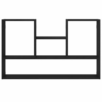 vidaXL Wall Shelf Black Oak 99x15x60 cm Engineered Wood
