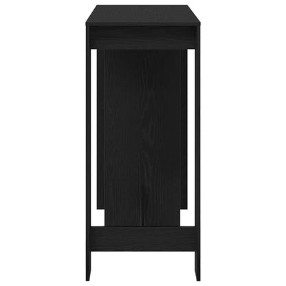 vidaXL Bar Table 124 x 46 x 103.5 cm Engineered Wood Black Oak