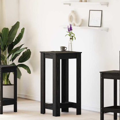 vidaXL Bar Table 51 x 50 x 103.5 cm Engineered Wood Black Oak