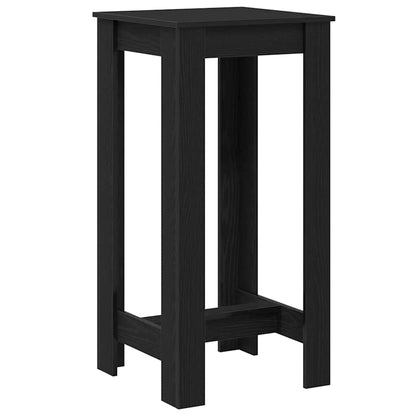 vidaXL Bar Table 51 x 50 x 103.5 cm Engineered Wood Black Oak