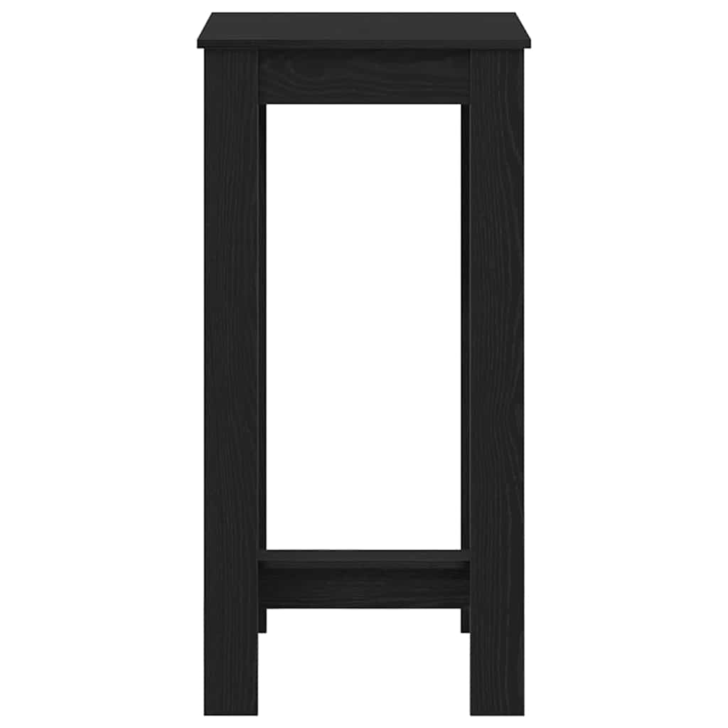 vidaXL Bar Table 51 x 50 x 103.5 cm Engineered Wood Black Oak