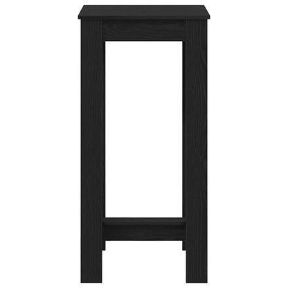 vidaXL Bar Table 51 x 50 x 103.5 cm Engineered Wood Black Oak