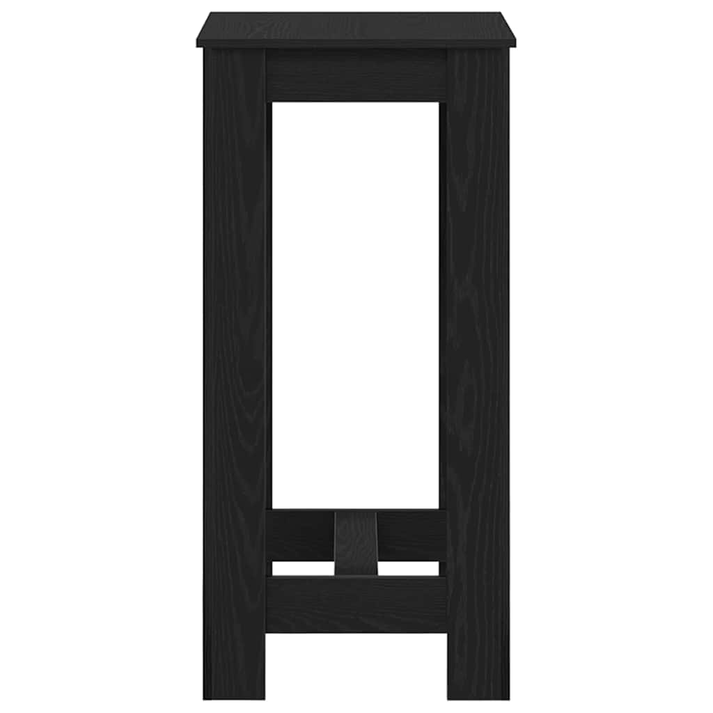vidaXL Bar Table 51 x 50 x 103.5 cm Engineered Wood Black Oak