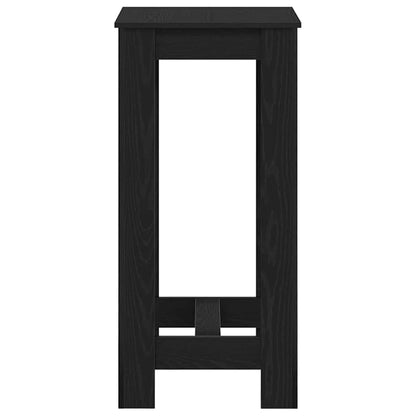 vidaXL Bar Table 51 x 50 x 103.5 cm Engineered Wood Black Oak