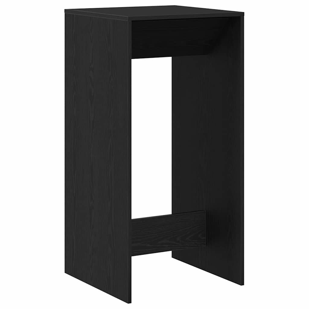 vidaXL Bar Table 51 x 50 x 103.5 cm Engineered Wood Black Oak