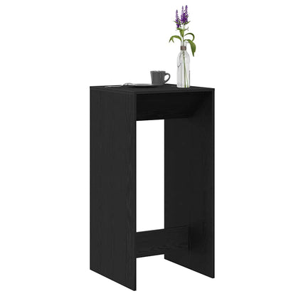 vidaXL Bar Table 51 x 50 x 103.5 cm Engineered Wood Black Oak