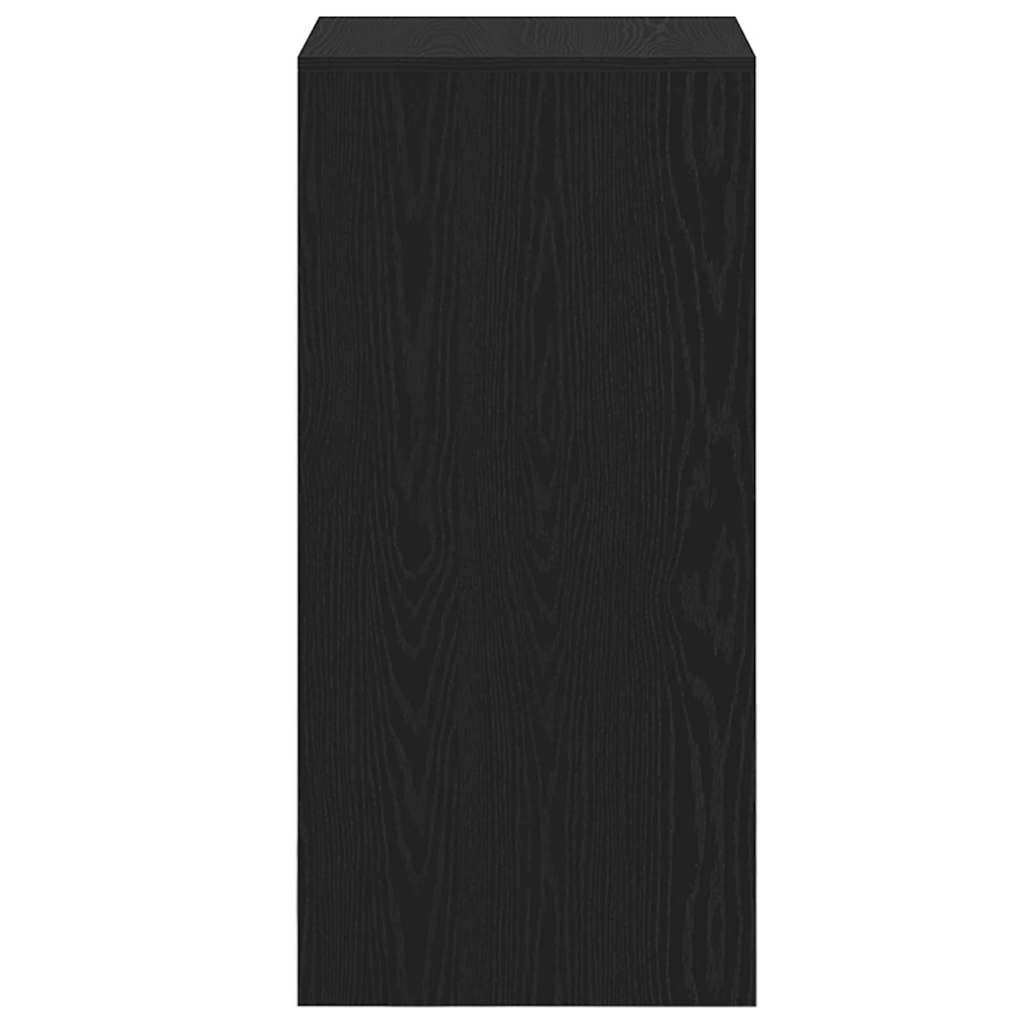 vidaXL Bar Table 51 x 50 x 103.5 cm Engineered Wood Black Oak