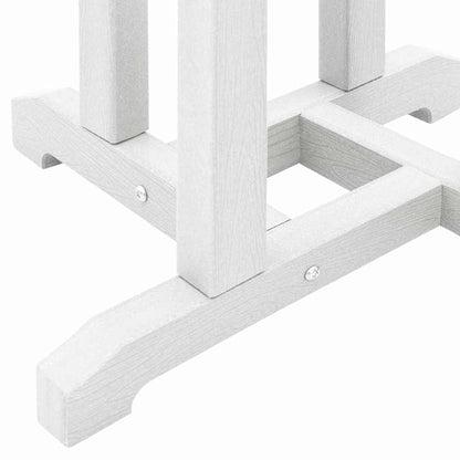 vidaXL Bar Table White 55 x 55 x 107 cm Polyethylene
