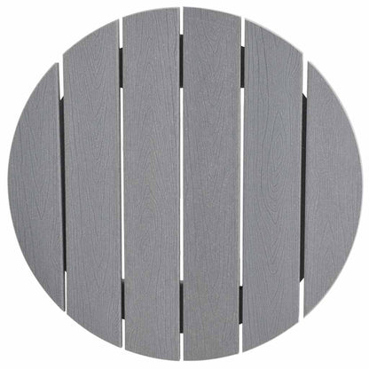 vidaXL Bar Table Light Grey 55 x 55 x 107 cm Polyethylene