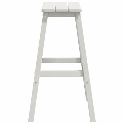 vidaXL Bar Stool 2 pcs White 52 x 43 x 73.5cm HDPE