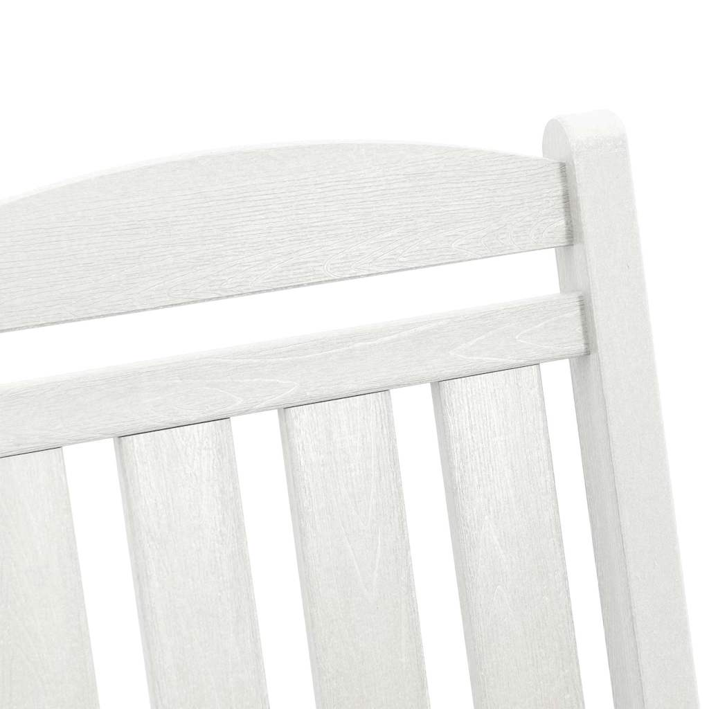 vidaXL Garden Rocking Chair White 92 x 70 x 108cm HDPE