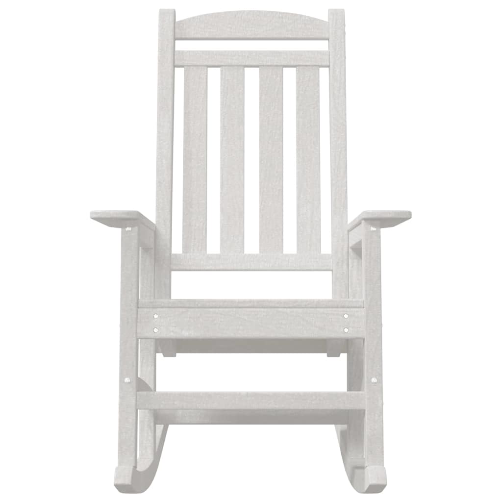 vidaXL Garden Rocking Chair White 92 x 70 x 108cm HDPE