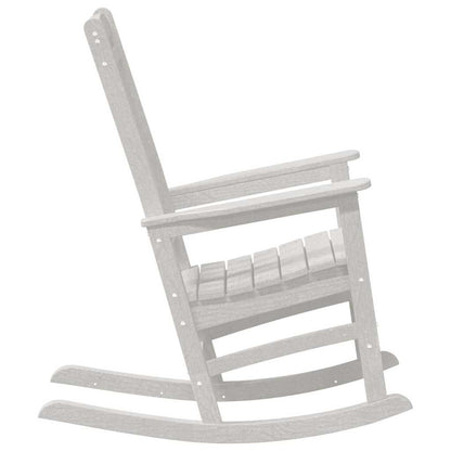 vidaXL Garden Rocking Chair White 92 x 70 x 108cm HDPE