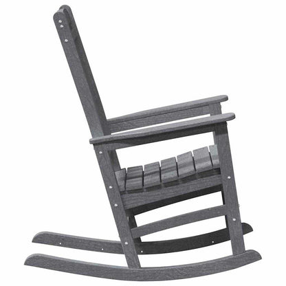 vidaXL Garden Rocking Chair Light Grey 92 x 70 x 108cm HDPE