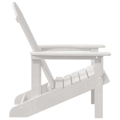 vidaXL Adirondack Chair White 82 x 74 x 92 cm HDPE