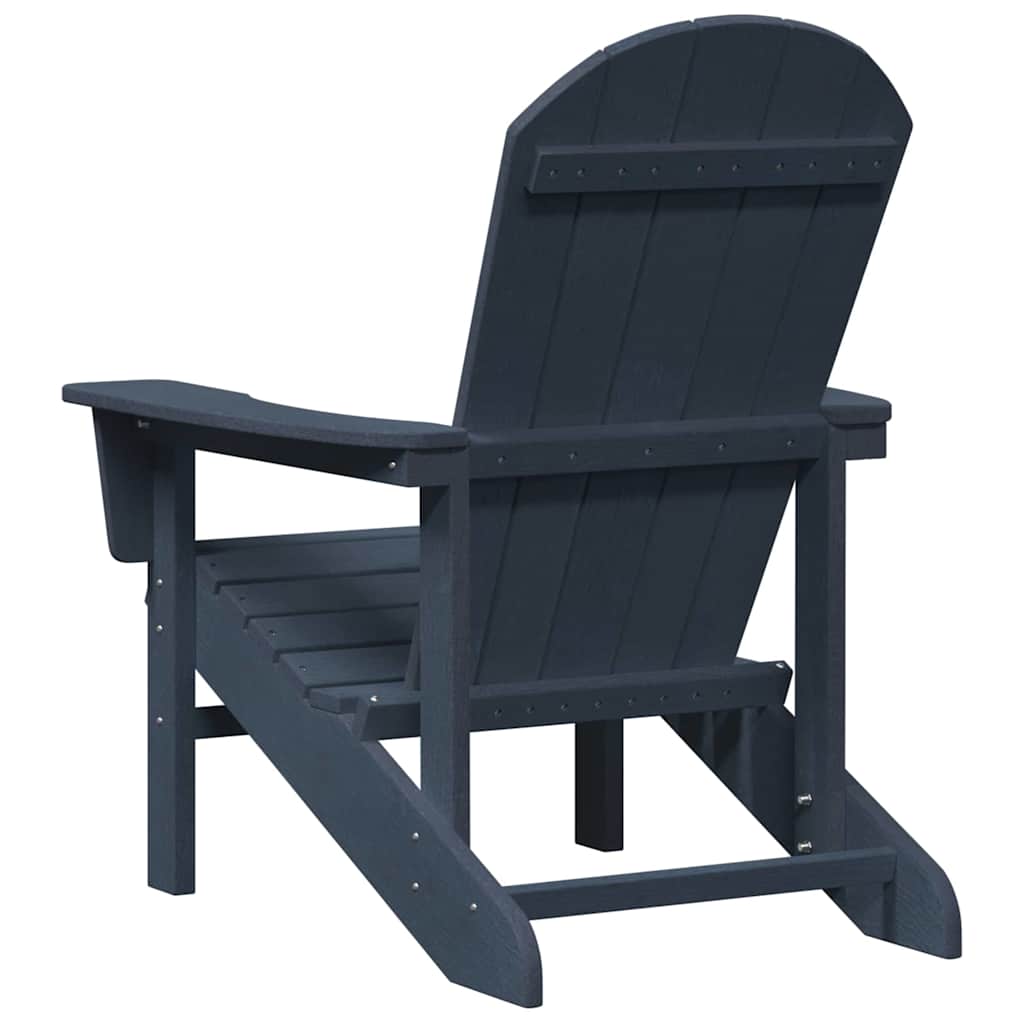 vidaXL Adirondack Chair Navy Blue 82 x 74 x 92 cm HDPE