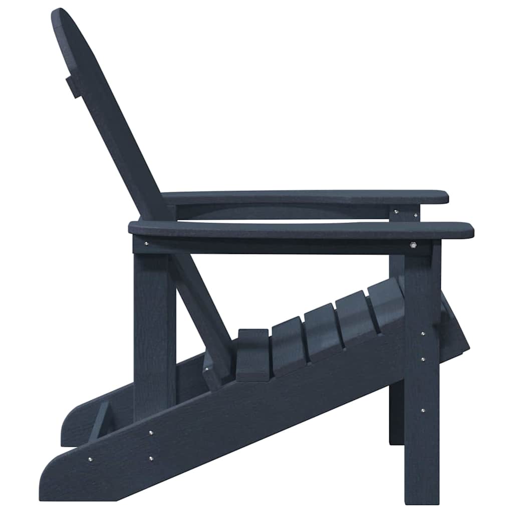 vidaXL Adirondack Chair Navy Blue 82 x 74 x 92 cm HDPE