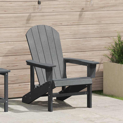 vidaXL Adirondack Chair Light Grey 82 x 74 x 92 cm HDPE