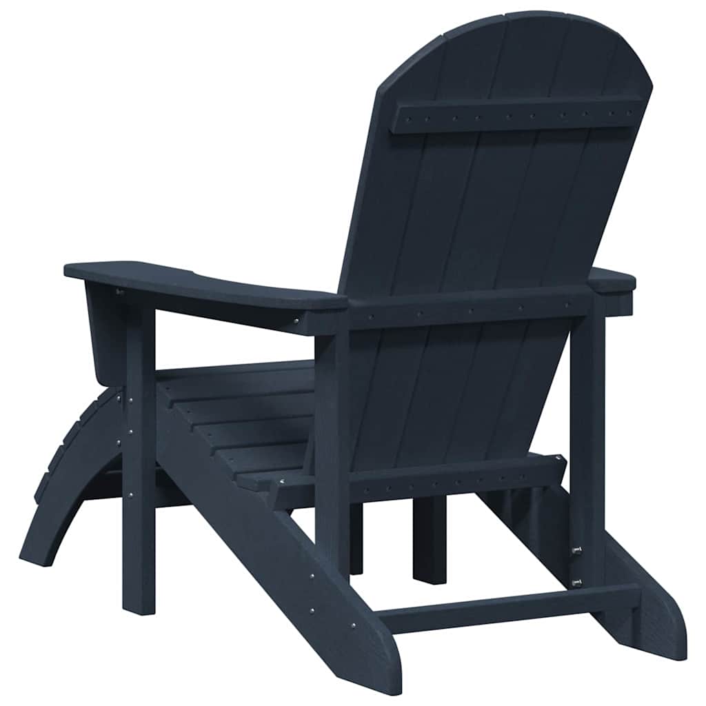 vidaXL Adirondack Chair Navy Blue 82 x 74 x 92 cm HDPE