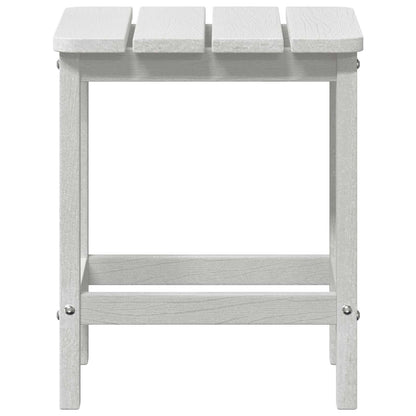 vidaXL Side Table White 38 x 38 x 46 cm Polyethylene