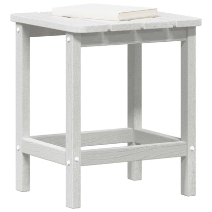 vidaXL Side Table White 38 x 38 x 46 cm Polyethylene