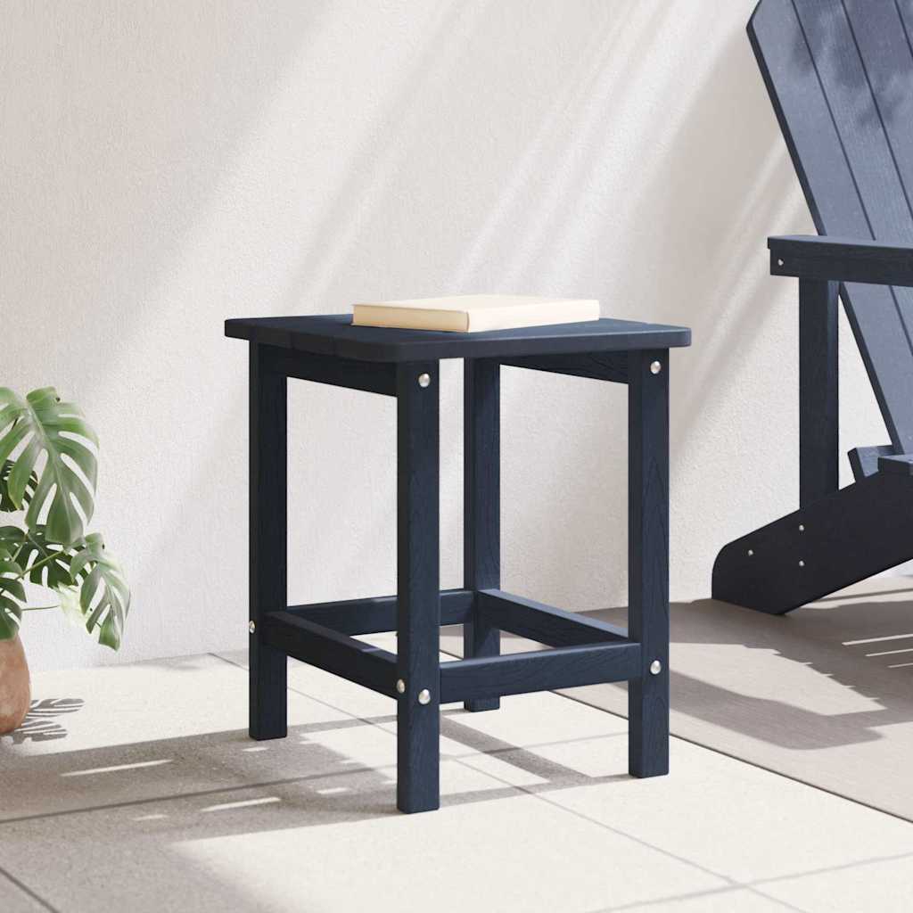 vidaXL Side Table Navy Blue 38 x 38 x 46 cm Polyethylene