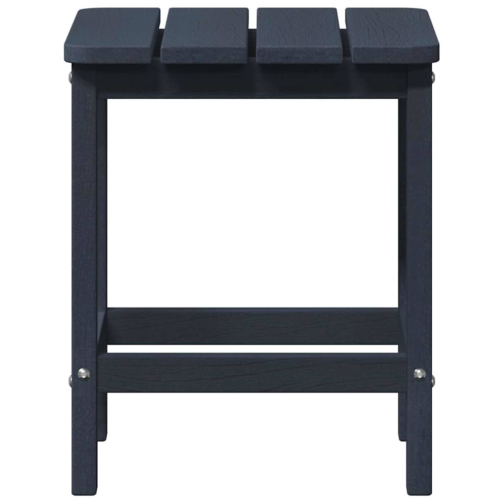 vidaXL Side Table Navy Blue 38 x 38 x 46 cm Polyethylene