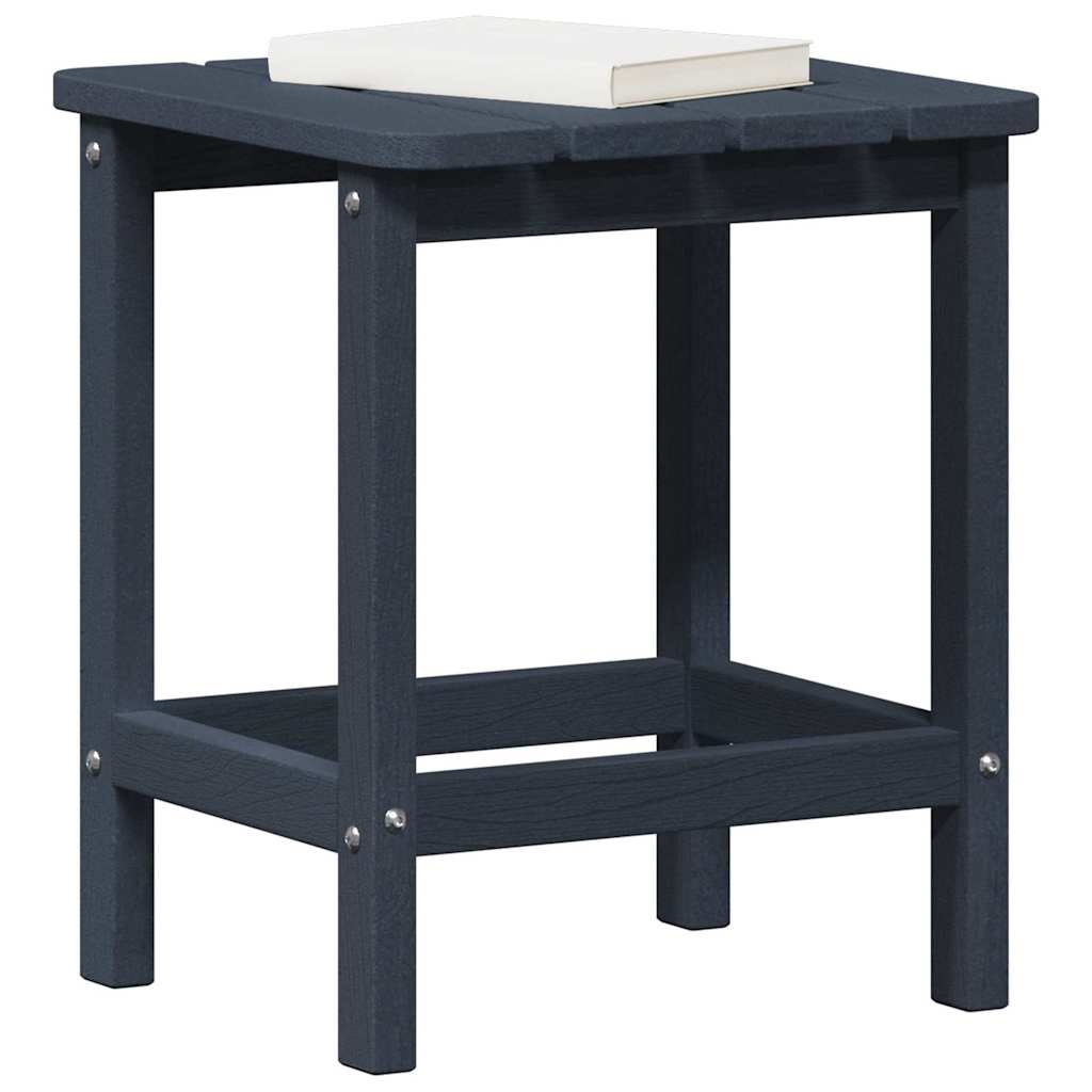 vidaXL Side Table Navy Blue 38 x 38 x 46 cm Polyethylene