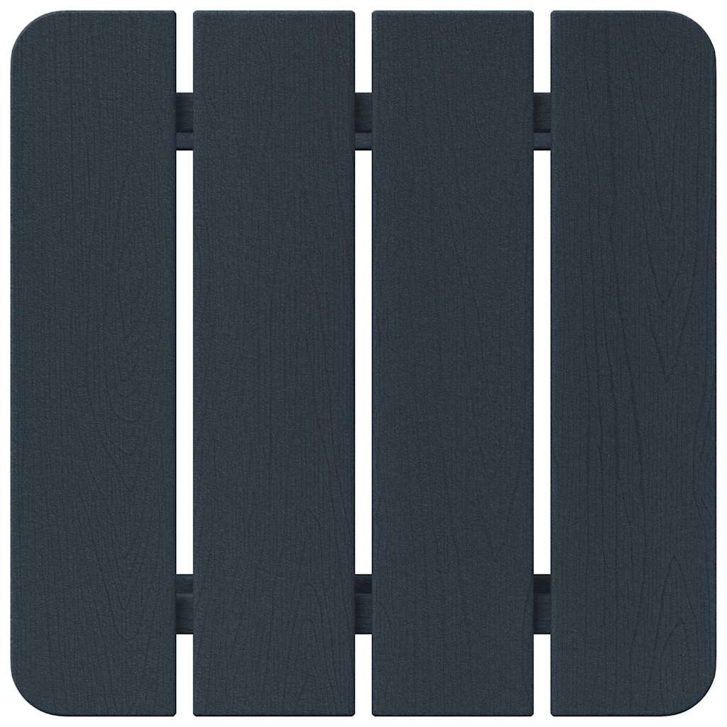 vidaXL Side Table Navy Blue 38 x 38 x 46 cm Polyethylene