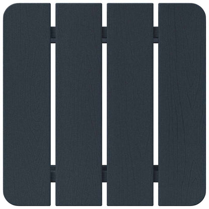 vidaXL Side Table Navy Blue 38 x 38 x 46 cm Polyethylene