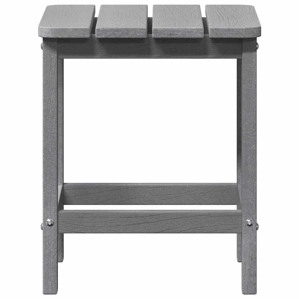 vidaXL Side Table Light Grey 38 x 38 x 46 cm Polyethylene