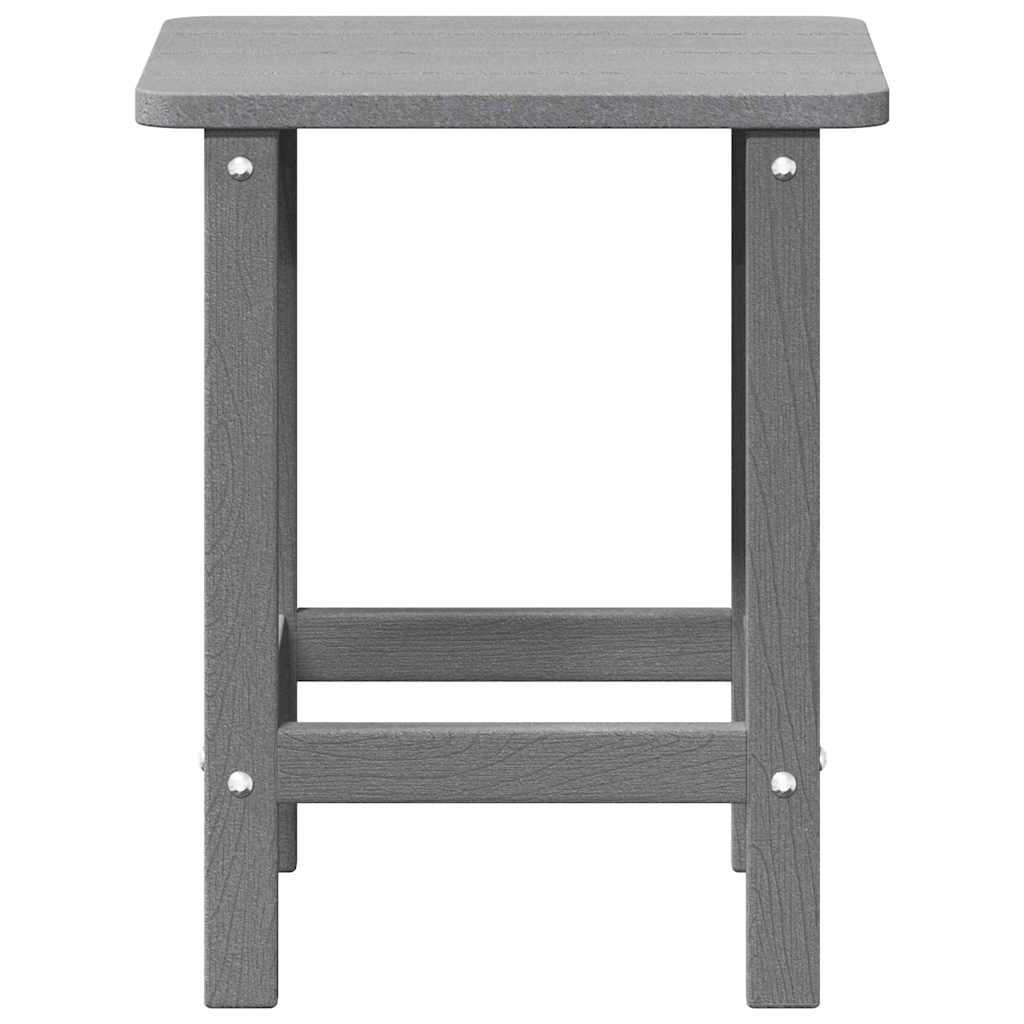 vidaXL Side Table Light Grey 38 x 38 x 46 cm Polyethylene