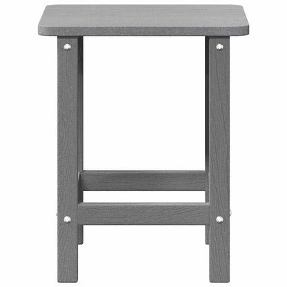 vidaXL Side Table Light Grey 38 x 38 x 46 cm Polyethylene