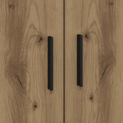 vidaXL Bed Frame with Drawer Artisan Oak 100 x 200 cm Engineered Wood