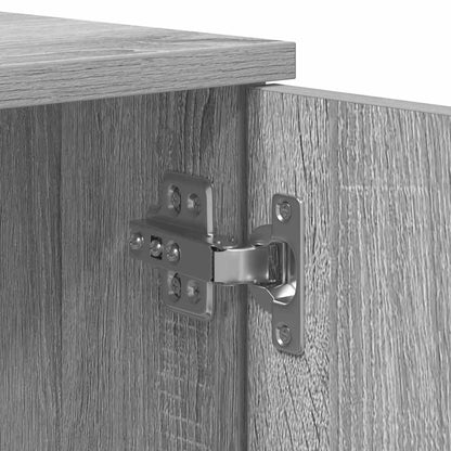 vidaXL Bed Frame with Drawer Grey Sonoma 90 x 200 cm Engineered Wood