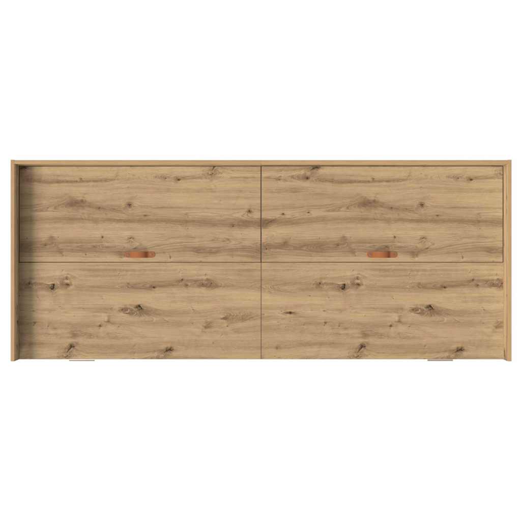 vidaXL Bed Frame with Drawer Artisan Oak 90 x 190 cm Engineered Wood