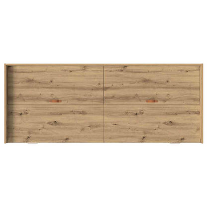 vidaXL Bed Frame with Drawer Artisan Oak 90 x 190 cm Engineered Wood