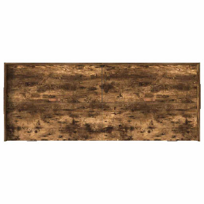 vidaXL Bed Frame with Headboard Old Wood 75 x 190 cm Engineered Wood