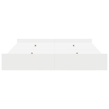 vidaXL Storage Bed Frame White 180 x 200 cm Engineered Wood