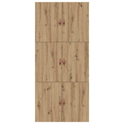 vidaXL Storage Bed Frame Artisan Oak 90 x 200 cm Engineered Wood