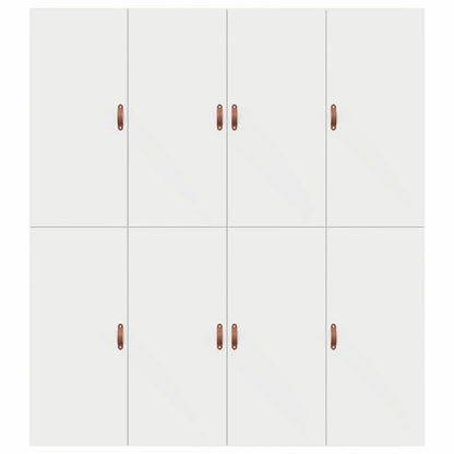 vidaXL Storage Bed Frame White 200 x 200 cm Engineered Wood