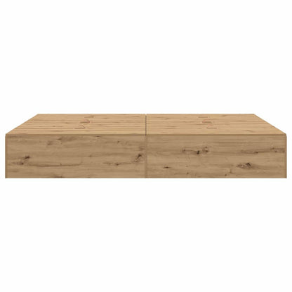 vidaXL Storage Bed Frame Artisan Oak 150 x 200 cm Engineered Wood