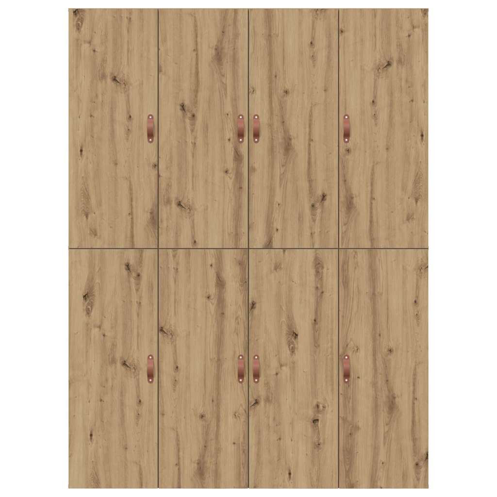 vidaXL Storage Bed Frame Artisan Oak 150 x 200 cm Engineered Wood