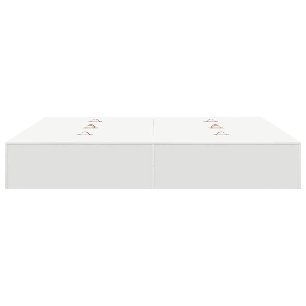 vidaXL Storage Bed Frame White 180 x 200 cm Engineered Wood