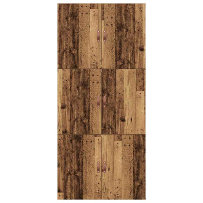 vidaXL Storage Bed Frame Old Wood 70 x 190 cm Engineered Wood
